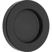 SOTECH Schiebetürgriff TEYO Ø70 x 10 mm Schwarz Eloxiert für Glastüren Selbstklebend 3M VHB