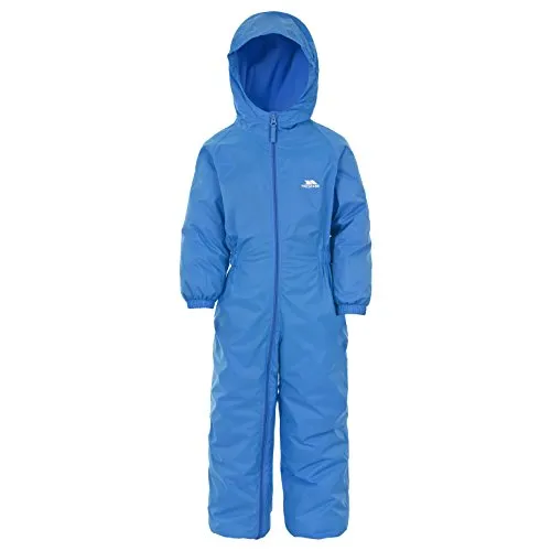 Trespass Jungen DripDrop Insulated All in 1 Cobalt 12-18 - Wasserabweisender Overall für Jungen, ideal für kalte Tage. Mit elastischen Ärmeln und Knöcheln für optimalen Sitz und Bewegungsfreiheit.