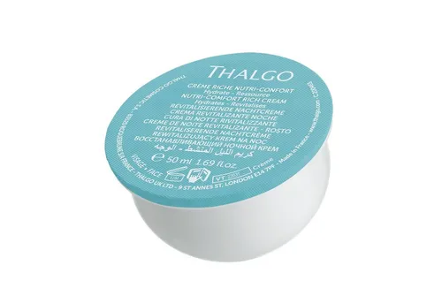 THALGO Cold Cream Marine Nutri-Comfort Rich Cream Refill 50 ml - Bodycremes, nährende Gesichtscreme mit langanhaltender Wirkung für geschützte und gepflegte Haut, dermatologisch getestet.