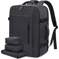 LOVEVOOK Großer Reiserucksack 45L für Herren und Damen - Wasserdicht & Handgepäck geeignet - Robuster 45L Rucksack mit atmungsaktivem Design und 15 Fächern für optimale Organisation. Ideal für Reisen, Geschäftsreisen oder Schule – erfüllt Handgepäck-Anforderungen vieler Airlines.