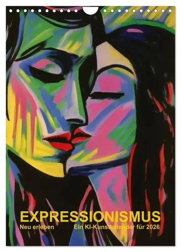 Frank Daske | EXPRESSIONISMUS Neu Erleben Ein KI-Kunstkalender (Wandkalender...