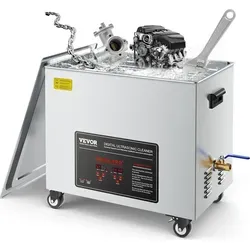VEVOR 50 L Ultraschallreiniger mit Digitalanzeige - Professionelle Ultraschallreinigungsmaschine mit 50 L Kapazität, 840 W Leistung und fortschrittlicher Wandlertechnologie für eine hocheffiziente Reinigung von Teilen und Instrumenten.