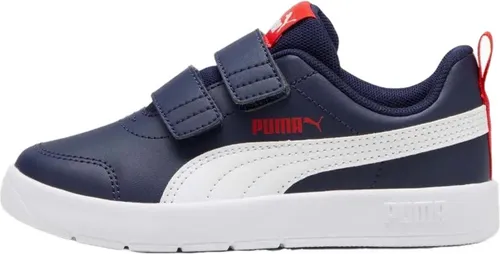 PUMA Unisex Kinder Courtflex V3 V Ps Sneaker - Bequeme Klettverschluss-Schuhe - Sneaker für Kinder mit weichem Innenmaterial und praktischem Klettverschluss, ideal für den täglichen Gebrauch und aktive Abenteuer.