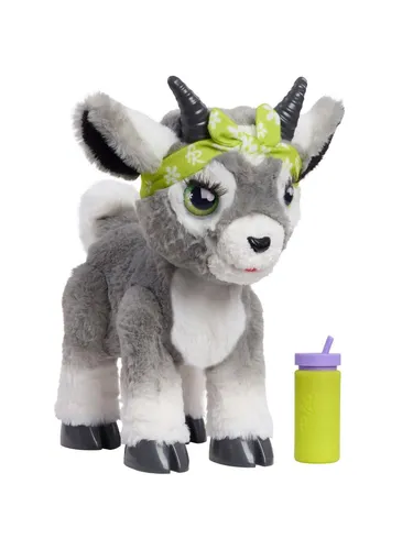 Just Play furReal Daisy - Interaktive Yoga-Ziege, 29 cm, mit über 60 Bewegungen und Soundeffekten für kreativen Spielspaß