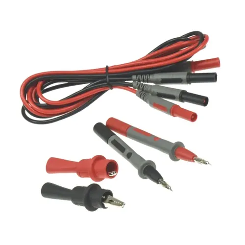 Messleitungen-Set mit 4mm Sicherheitssteckern, Spitzen und Klemmen 1000V CAT III