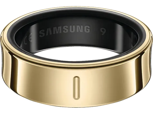 Samsung Galaxy Ring Größe 13 - Titan-Gold Smartring - Smart Ring aus leichtem Titan, elegant in Gold, ideal für Fitness-Tracking und Benachrichtigungen.