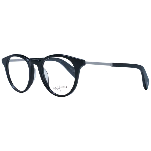 Yohji Yamamoto YY1009 019 Herrenbrille - Hochwertige Brillenfassung für Herren, stilvolles rundes Design in Schwarz, inklusive Original-Etui und ideal für modische Akzente.