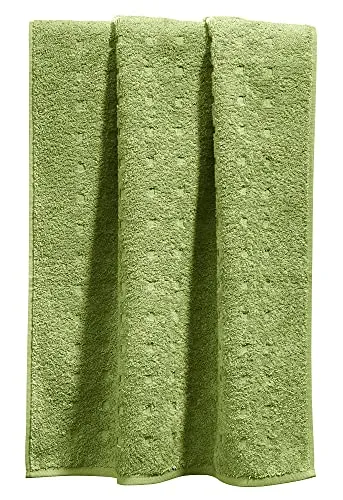 Möve Handtuch Quadretti Walk-Frottier grün Größe 50x100 cm