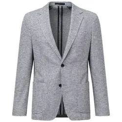 Strellson Baumwollsakko Regular-Fit Sakko mit Hahnentritt Acon - Regular Fit grau 26