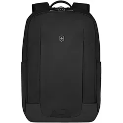 Victorinox Altmont Modern Compact Backpack - Schwarz - Fahrradrucksäcke mit 100% rPET, wasserabweisend und antimikrobiell. Ideal für sicheres Reisen mit durchdachter Organisation und reflektierenden Details für optimale Sichtbarkeit.