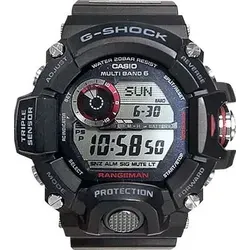 Casio G-Shock GW-9400-1ER - Solar Funkuhr mit Barometer und Thermometer - Digitaluhr mit Solarenergie und Funksignalempfang, ideal für Outdoor-Aktivitäten und präzise Zeitmessung.