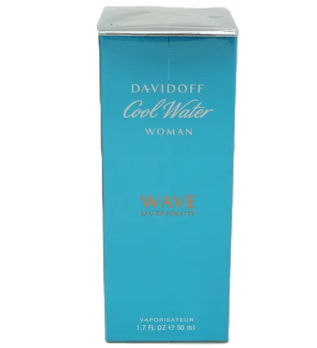 Davidoff Cool Water Wave Woman Eau de Toilette - Premium Parfüm mit frischem, femininen Duft, der die Leichtigkeit des Sommers und die Frische des Meeres vereint – ideal für Frauen, die Freiheit lieben.