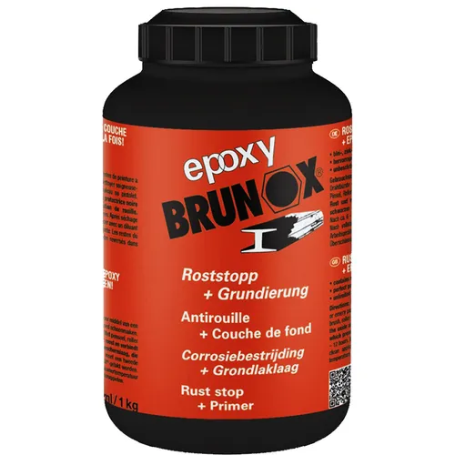 Brunox Epoxy Roststop 1L - Effektiver Rostumwandler - Rostschutz: Hochwirksamer Rostsanierer mit Epoxy-Formel für dauerhaften Schutz und einfache Anwendung.