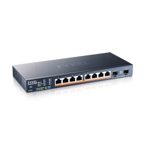 Zyxel XMG1915-10EP - Managed L2 2.5G Ethernet Switch, Power over Ethernet (PoE) für effiziente Netzwerkinfrastruktur