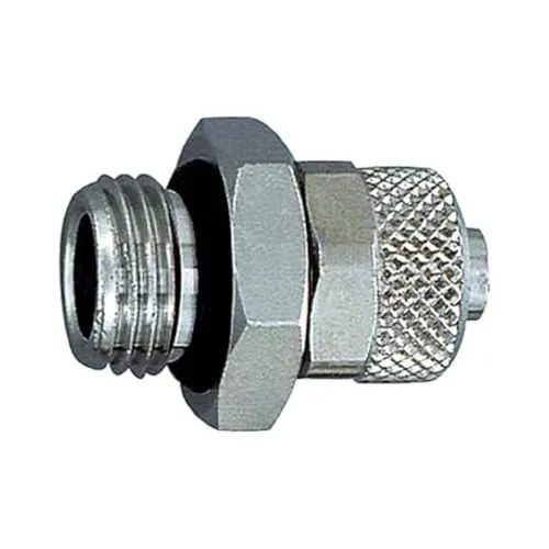RIEGLER 110475-11.114-6 Gerade Einschraubverschraubung, O-Ring, G 1/4 a, f. Schlauch 6/4, 1Stk, Klein