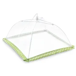 Metaltex Deutschland GmbH Metaltex Fliegenhaube, faltbar, Insektenhaube zum Schutz von Lebensmitteln vor Fliegen und Ungeziefer, Maße: 35 x 17 x 35 cm, Polka Dots 116232000