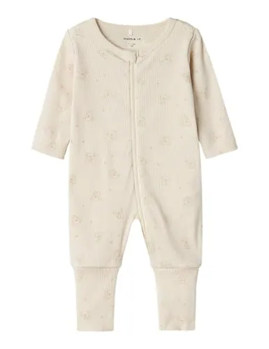 Name IT Unisex Baby Nbnnightsuit Zip Ff Rainy Koala Noos Schlafanzug, Rainy Day, 50 EU