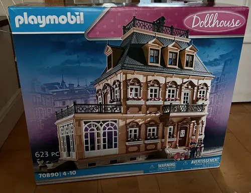 Playmobil 70890 Großes viktorianisches Puppenhaus Spielset - detailreiches Spielvergnügen für kreative Rollenspiele, ideal für Kinder ab 4 Jahren