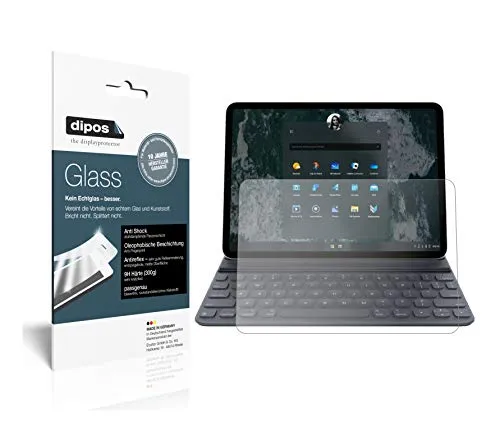 dipos I Displayschutz matt kompatibel mit Microsoft Surface Pro 7 Schutzfolie 9H Anti-Shock