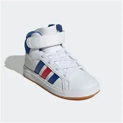 ADIDAS SPORTSWEAR "GRAND COURT MID K" Sneaker, Gr. 34 - Sportliche Sneaker in FTWWHT/CROYAL/COLRED, aus hochwertigem Textil und Synthetik, ideal für aktive Kids.