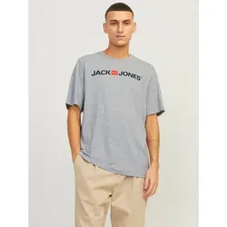 Jack & Jones Rundhalsshirt JJECORP OLD LOGO TEE SS O-NECK NOOS grau M (50)