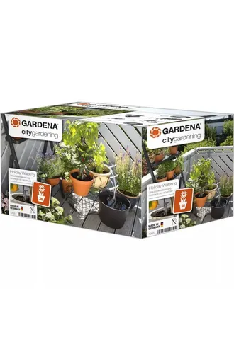Gardena Urlaubsbewässerungs-Set für 36 Topfpflanzen - Automatische Bewässerung mit Zeitschalter, ideal für sorgenfreie Urlaubszeiten