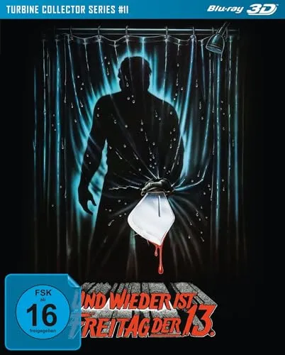Und wieder ist Freitag der 13. 3D - Turbine Collector Series #11 (Blu-ray 3D) - Horrorfilm auf Blu-ray 3D, Teil der limitierten Turbine Collector Series, perfekt für Fans von spannenden Gruselmomenten und 3D-Effekten.
