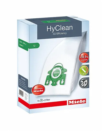 Miele Staubbeutel U HyClean 3D grün - Hochwertige Miele Staubbeutel U HyClean 3D grün für effiziente Staubaufnahme und optimale Leistung. Ideal für eine gründliche Reinigung und einfache Handhabung.