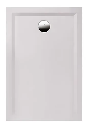 Hoesch Muna S Rechteckduschwanne 1000 x 750 mm - Antirutsch Weiß - Duschwannen, mit Antirutsch-Oberfläche für mehr Sicherheit beim Duschen und eleganten Design.