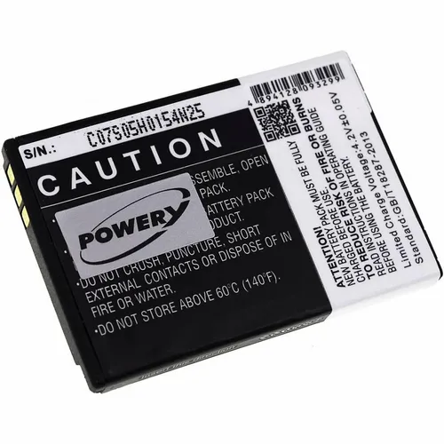 Akku kompatibel mit Doro Typ RCB01P01 3,7V 1200mAh/4,4Wh Li-Ion Schwarz