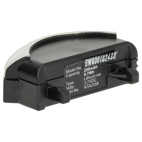 vhbw Akku kompatibel mit Bose QC-3, QC3, QuietComfort 3 Wireless Headset Kopfhörer (200 mAh, 3,7 V, Li-Ion)