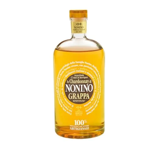 Nonino Chardonnay Monovitigno Grappa - 700ml in Geschenkpackung, aromatischer Genuss mit 94 Punkten bei der USC Ultimate Spirits Challenge