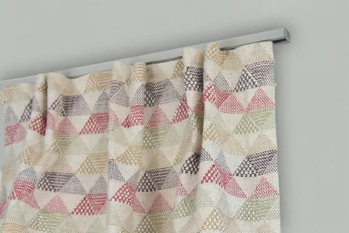 Gardinenschiene GARESA "Linea" 120cm grau - Elegante 1-läufige Aluschiene für eine einfache Deckenmontage. Ideal für leichten Behang, inklusive Befestigungsmaterial und Montageanleitung. Optimale Anpassung an Ihr Raumdesign.