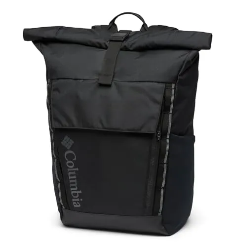 Columbia Convey III 27L Rucksack schwarz (010) O/S - Daypacks und Businessrucksäcke – wetterfester Rucksack mit 27L Volumen, fleece-gefüttertem Laptopfach für 15" Laptops und innovativem Rolltop-Verschluss für flexiblen Zugriff.