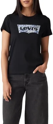 Levi's® T-Shirt LSE THE PERFECT TEE, OPHELIA FLORAL BW FI - Rundhalsshirt aus 100% Baumwolle, elastisch und pflegeleicht, ideal für einen lässigen Look mit floralem Druck