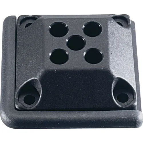 HETTICH Systema Top 2000 Sockelplatte mit Kantenschutz, schwarz - Robuste Sockelplatte für Mini-Container, bietet sicheren Halt und Schutz. Ideal für den Einsatz in Caddys. Hochwertiges Kunststoffmaterial in elegantem Schwarz.