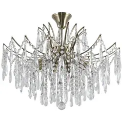 MALLOLA PND-56808-8 Italux Deckenleuchte - Elegante Deckenleuchte für stilvolle Innenräume, ideal für Wohnzimmer und Esszimmer. Mit 8 Lichtquellen und antikem Finish schafft sie eine gemütliche Atmosphäre.