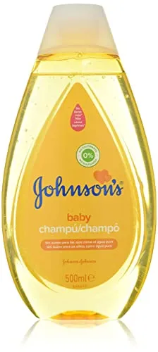 Johnson's Baby Shampoo 500 ml - Hypoallergenes Baby-Shampoo für weiches und glänzendes Haar, ohne schädliche Stoffe, ideal für empfindliche Kopfhaut von Babys und Kindern.