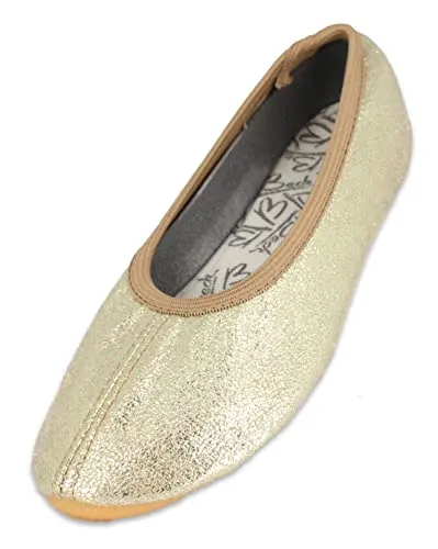Beck Mädchen Gymnastikschuhe, Gold, 32 EU