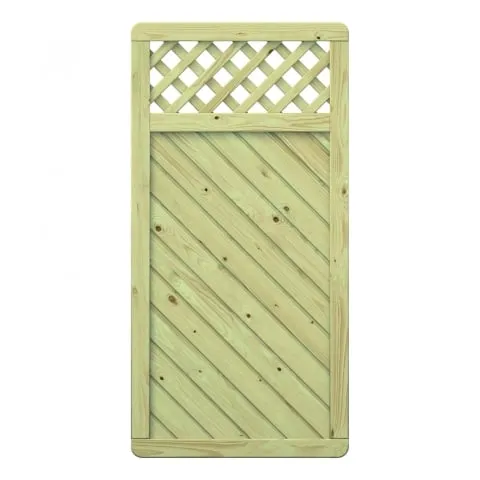 Traumgarten Dichtzaun Gada mit Gitter Fichte kdi 1624 90x180cm 4033821015461