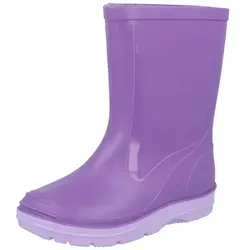 Beck Unisex Kinder Basic 486 Gummistiefel, Violett, 30 EU - Hochwertige Gummistiefel für Kinder, wasserfest und ideal für Pfützenabenteuer, aus Kunstleder und PU-Textil