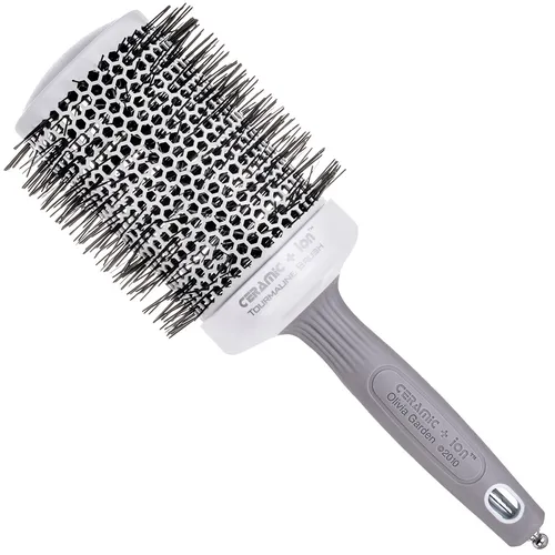 Olivia Garden Ceramic+Ion Thermal Brush 65 mm - Bürsten & Kämme, Keramikbürste mit Turbo-Vent-Technologie für schnelles, effektives Styling und antistatische Wirkung. Ideal für alle Haartypen.