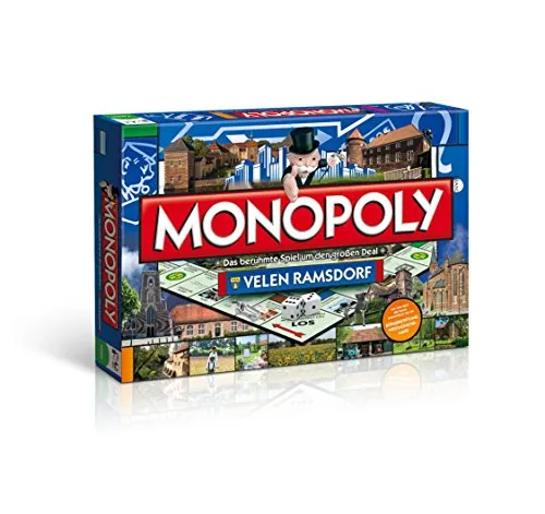 Winning Moves 44185 - Monopoly: Velen Ramsdorf - Gesellschaftsspiel mit individuellem Velen Ramsdorf Design, ideal für Spielabende mit Freunden und Familie.