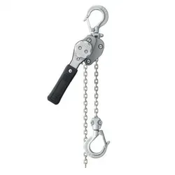 KITO Ketten Hebelzug DOR 500kg, 1,5m Hubhöhe - Werkstatteinrichtung für schnelle Reparatur- und Montagearbeiten, extrem kompakt und leicht, ausgestattet mit Kettenfreilaufschaltung für mühelose Positionierung und Hochleistungs-Bremse.