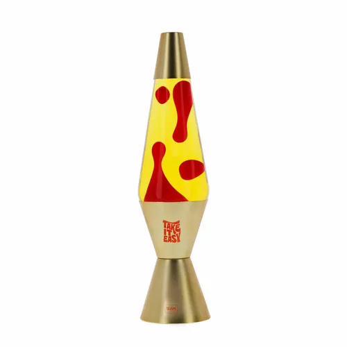 Legami Lava Lamp Magmastic Gold - Bunte Tischleuchte - Kinderlampen mit faszinierender Lava-Optik, die eine entspannende Atmosphäre schafft und das Kinderzimmer aufhellt.