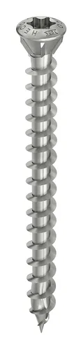 Heco TOPIX-plus Linsensenkkopfschraube TD 3,5 x 60 VVG - 200 Stück - Spanplattenschrauben mit Fräsrippen für optimale Verbindung, ideal für Möbelbau und Holzverbindungen.