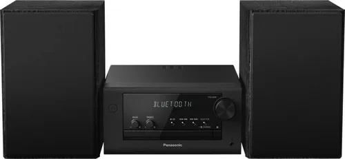 Panasonic SC-PM704EG-K - Kompaktes Micro HiFi Stereosystem, 80W Lautsprecher mit Bluetooth und DAB+ FM Radio, stark klarer Sound und individuelles Klangerlebnis