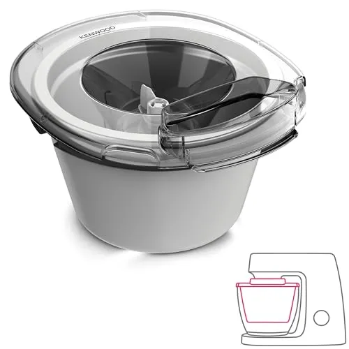 Kenwood Eisbereiter (KAX71.000WH) - Küchenmaschinenzubehör, ideal für die Zubereitung von frischem Eis und Sorbet zu Hause