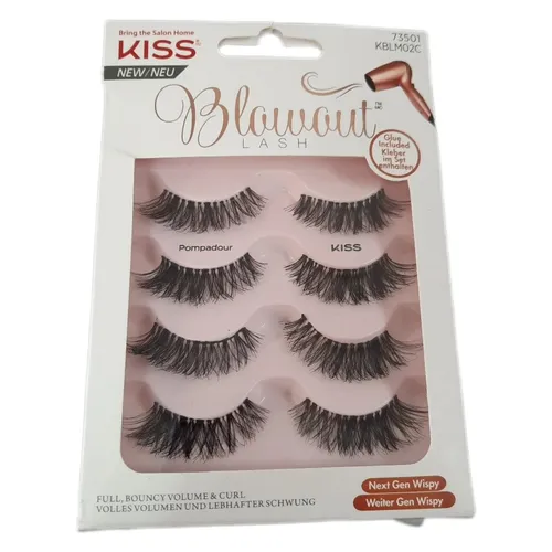 KISS Blowout Lash Multipack „Pompadour“ – Künstliche Wimpern mit Volumen & Curl