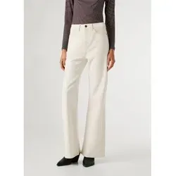 Pepe Jeans Damen Schlaghose Willa beige (25/30) - Entdecken Sie den lässigen 90er-Jahre-Stil mit der Willa Schlaghose. Hochwertiger Stretch-Bull-Denim sorgt für optimalen Tragekomfort und eine schmeichelhafte Passform. Perfekt für einen trendigen Alltagslook.